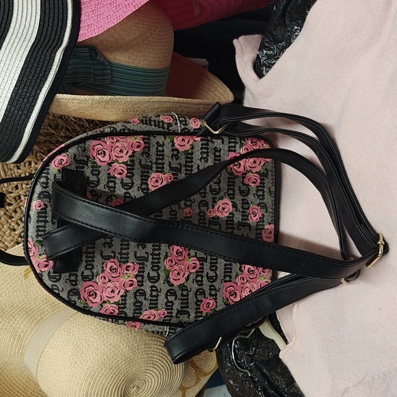 Juicy Couture Pink Bloom Mini Backpack Purse EUC - Picture 7 of 8